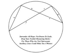 Alameda Post - a math diagram with two triangles inside a circle