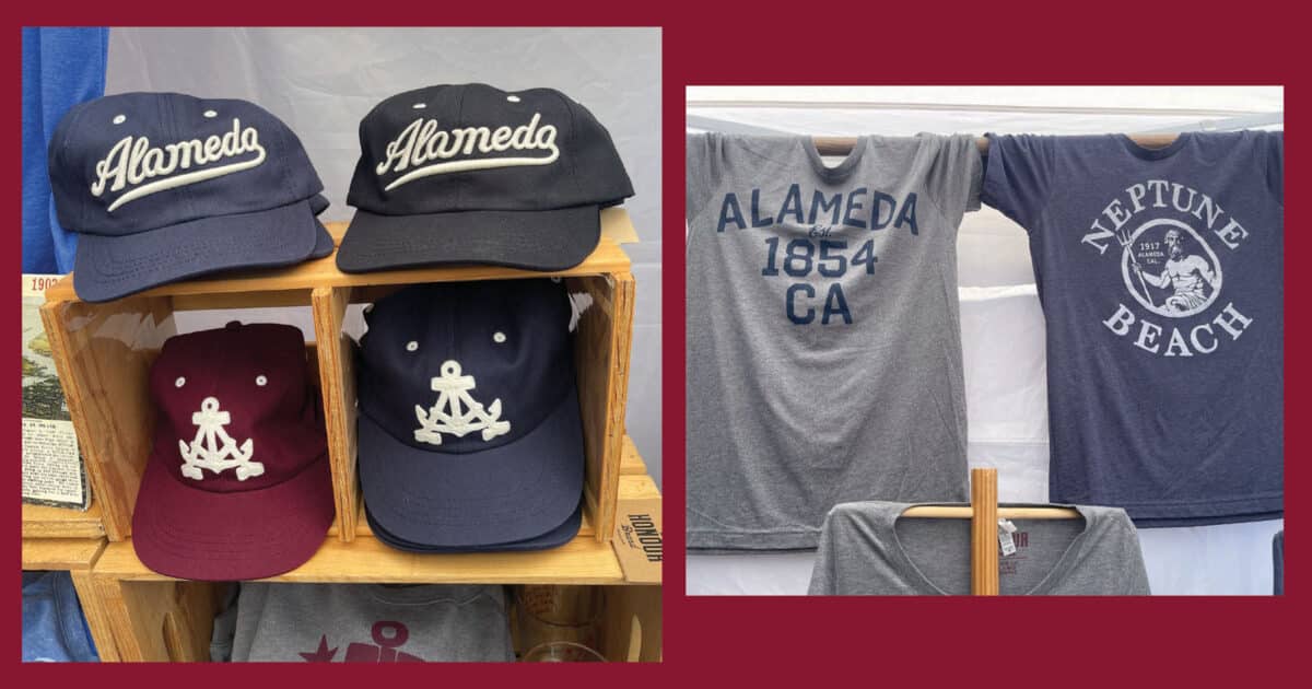 Alameda Post - T-shirts and hats that say "Alameda"
