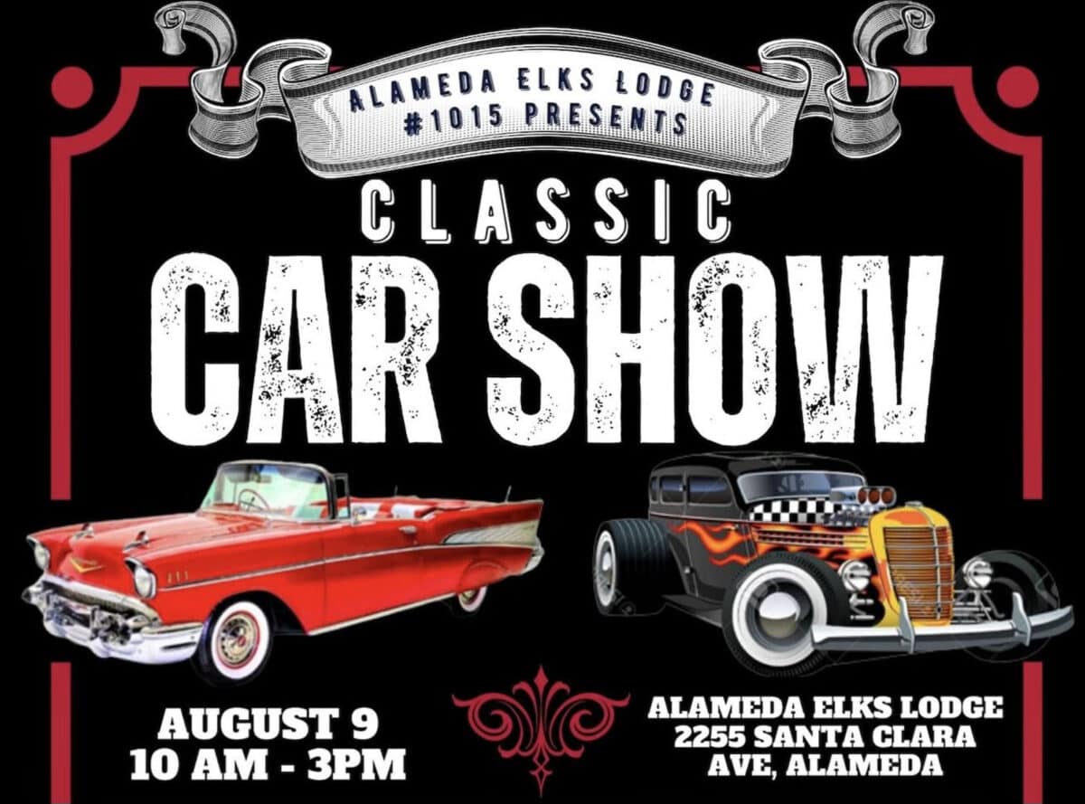 Alameda Post - the poster for the Alameda Elks Classic Car Show