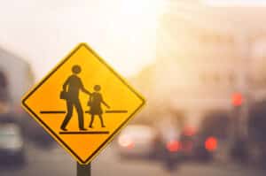 Alameda Post - a school zone sign