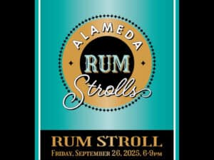 Alameda Post - the poster for the Alameda Rum Stroll