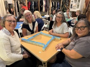 Alameda Post - Mahjong players sit at tables at Malaya Botanicals to play