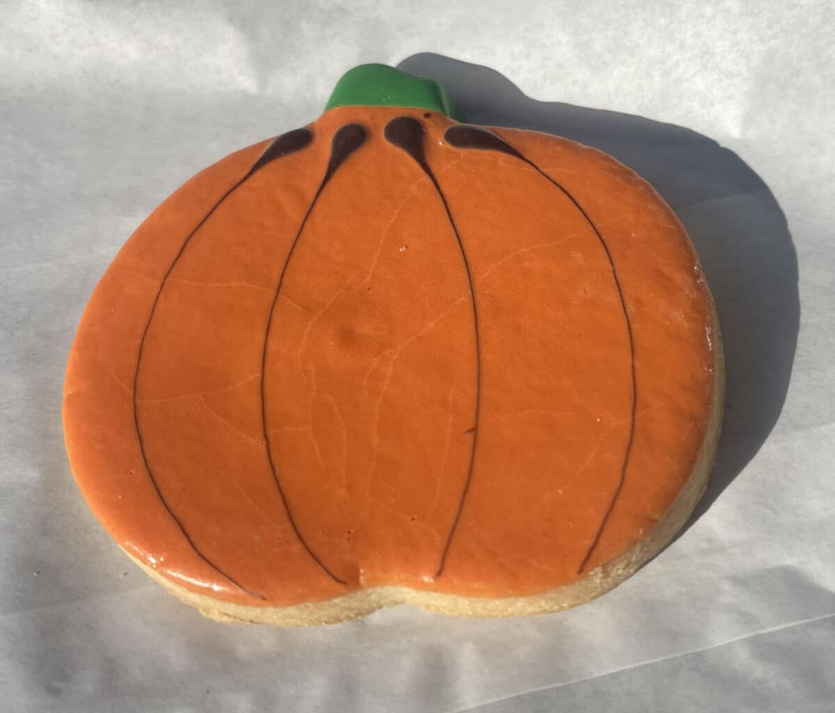 Alameda Post - A shiny pumpkin cookie