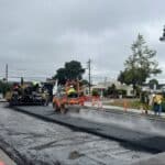 Alameda Post - A repaving or resurfacing project in Alameda.
