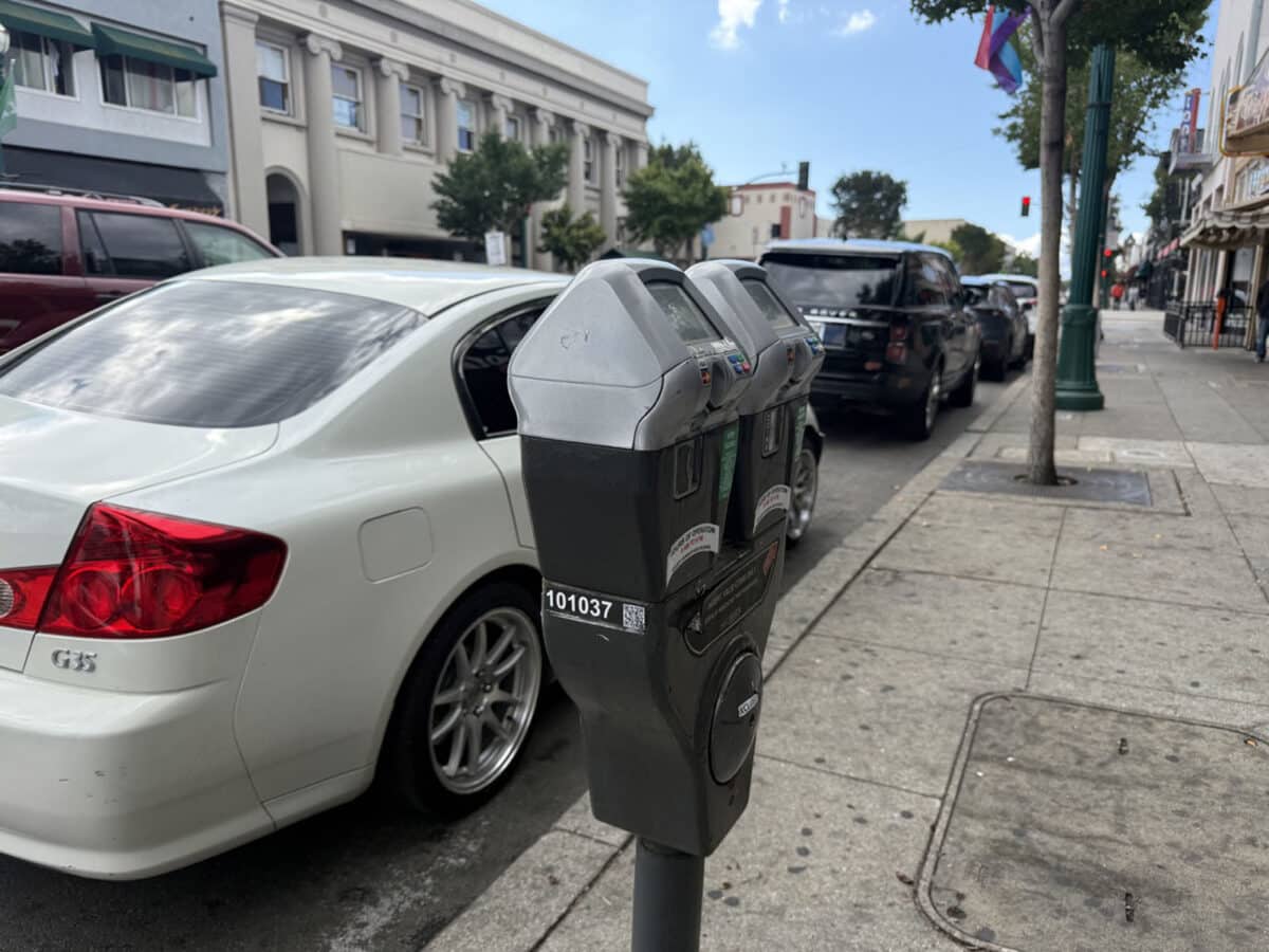 Alameda Post - Parking meters on Park Street.