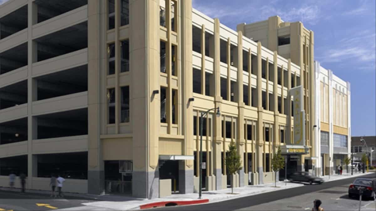 Alameda Post - A render of the Civic Center Parking Structure renovation.