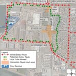Alameda Post - A map for Phase 3 of Central Avenue construction closures.