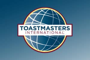 Alameda Post - The logo for Toastmasters international.