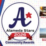 Alameda Post - The Alameda Stars 2026 Community Awards logo and photos for the Food and Drink and Sports and Recreation categories.