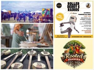 Alameda Post - A collage of posters and photos of local events this week.