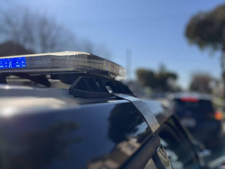 Alameda Post - The top of an APD car.