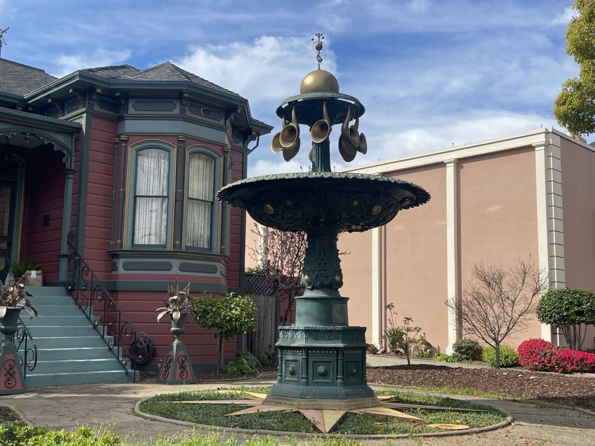 Alameda Post - A very large fountain that isn't currently running. 