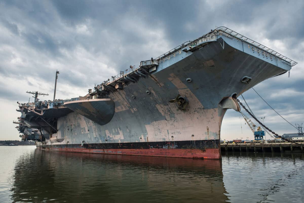 Alameda Post - An aircraft carrier. 