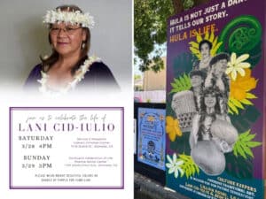 Alameda Post - A photo of Lani Cid-Iulio and information about services honoring her life.