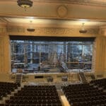 Alameda Post - A Kofman Auditorium under construction.