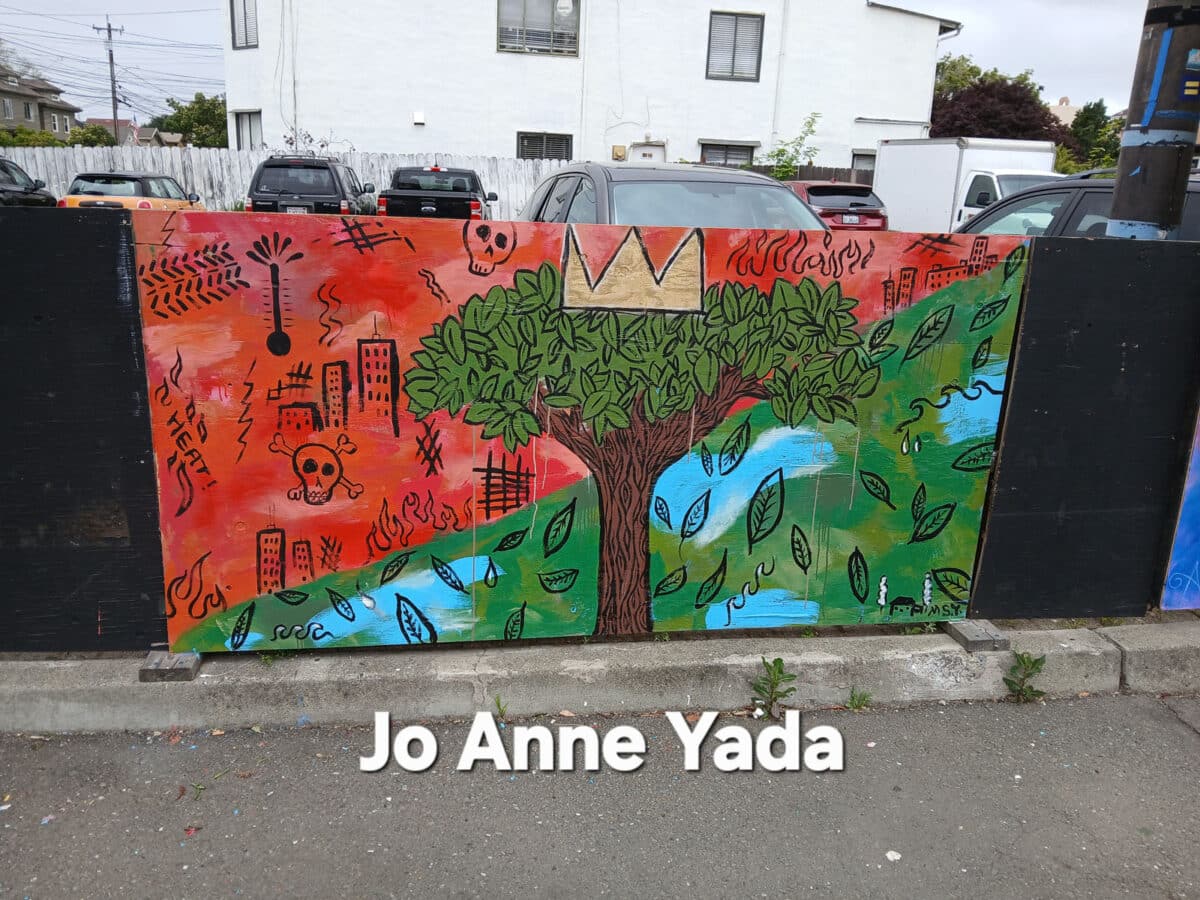 Alameda Post - A mural in Webster Park.
