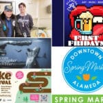 Alameda Post - A collage of photos and posters for upcoming events.