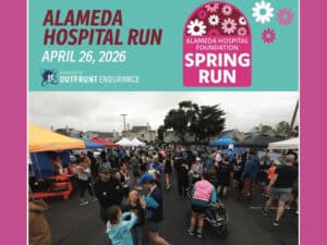 Alameda Post - the poster for the Alameda Hospital Spring Run.