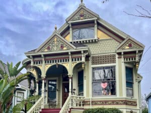 Alameda Post - An ornate Queen Anne style cottage.