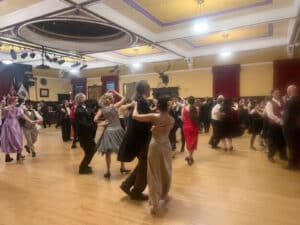 Alameda Post - dancers in vintage costumes