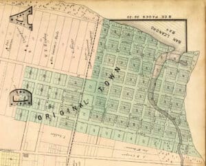 Alameda Post - A map of Old Town Alameda.