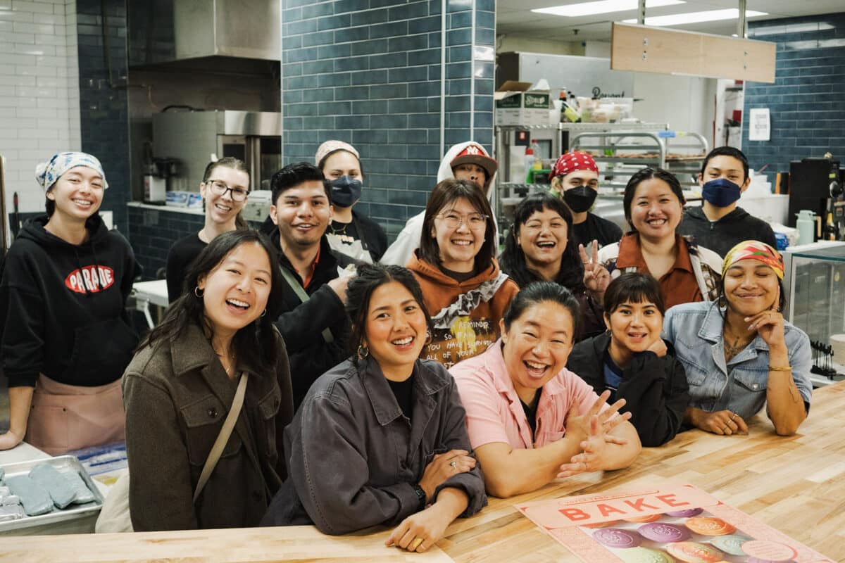 A bakery staff.