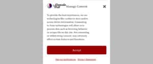Alameda Post - A photo of a pop up window on AlamedaPost dot com asking for permissions.