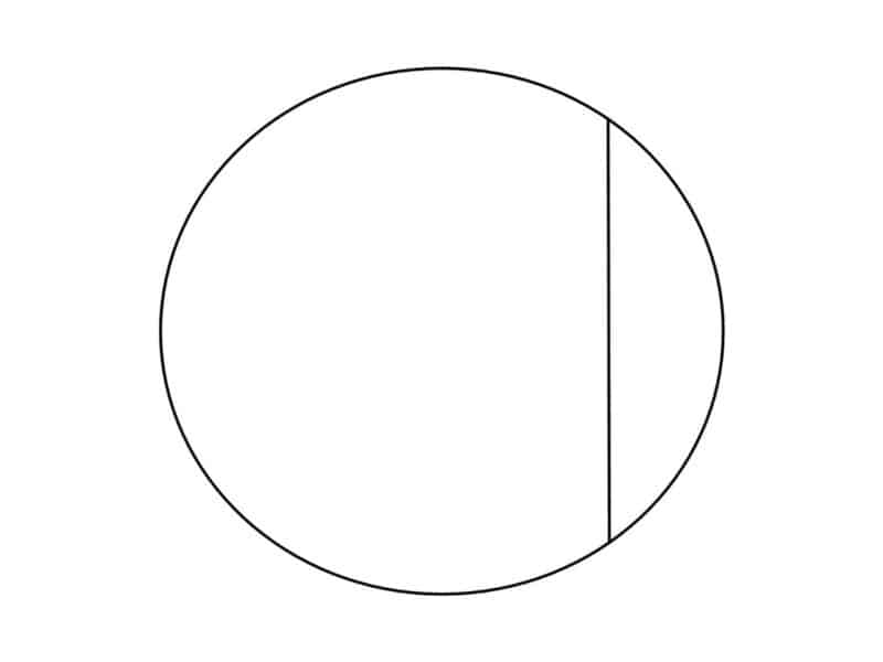 Alameda Post - A circle with a line through it.