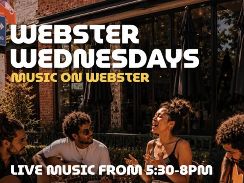 Alameda Post - The poster for Webster Wednesdays.