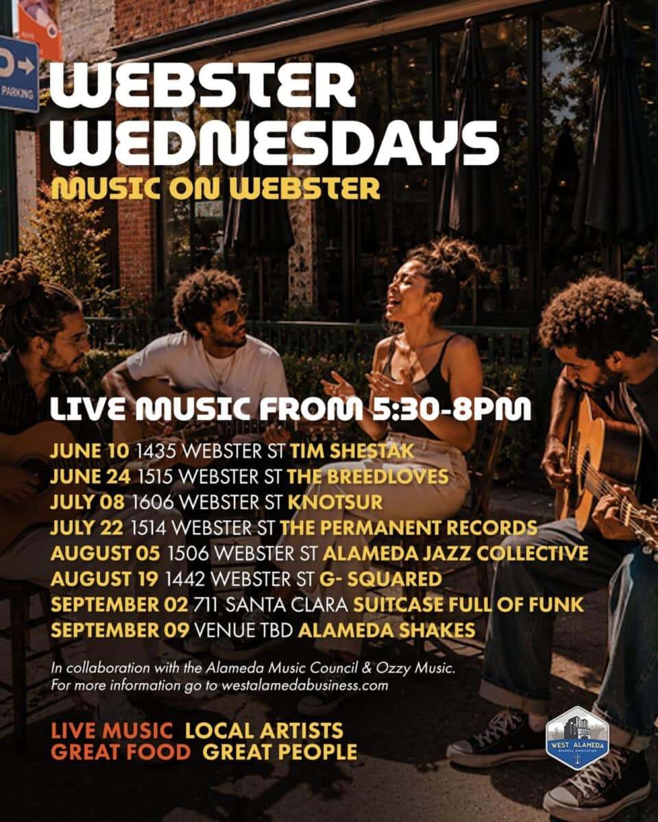 Alameda Post - The poster for Webster Wednesdays.