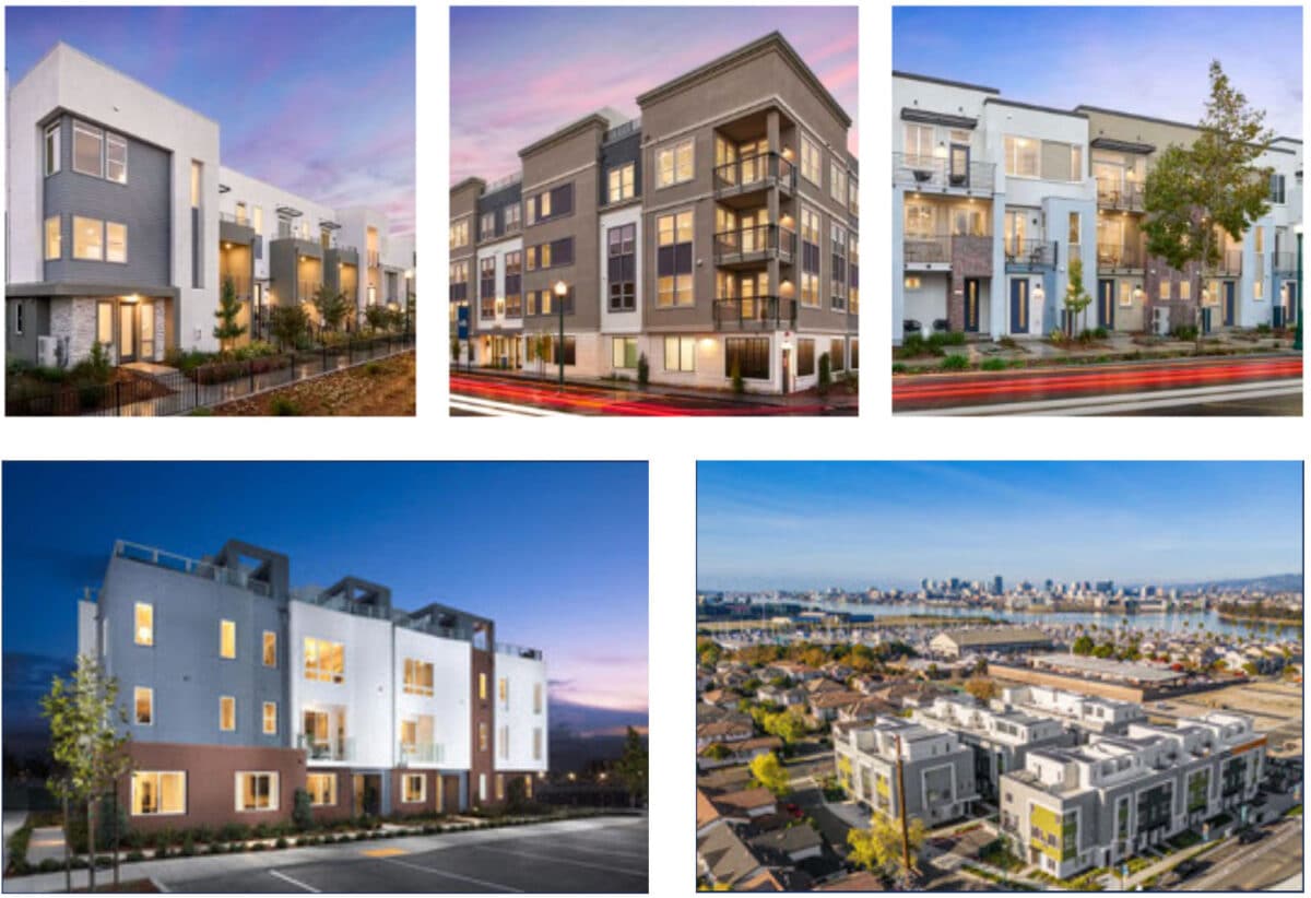 Alameda Post - A collage of photos from housing projects around Alameda. 