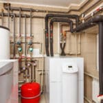 Alameda Post - Household boiler house with heat pump, barrel; Valves; Sensors and an automatic control unit. Photo by Depositphotos.com