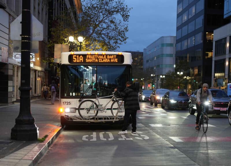 Alameda Post - An A.C. Transit bus 51 A.