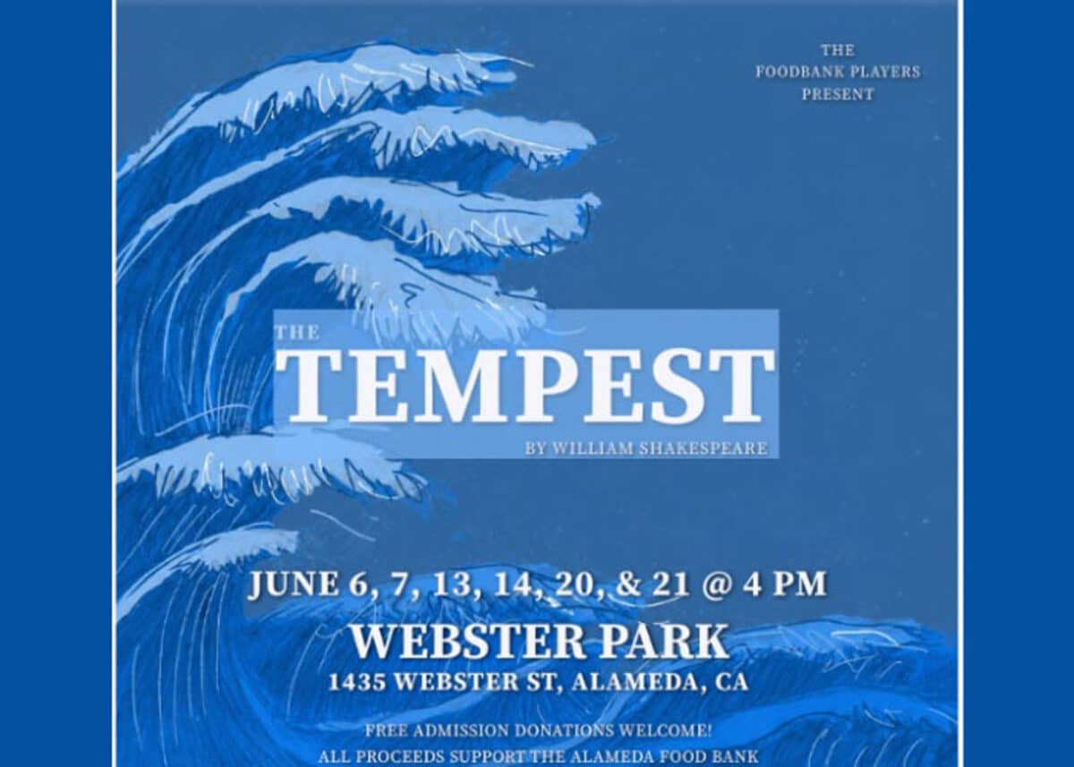 Alameda Post - The poster for The Tempest by the Foodbank Players.