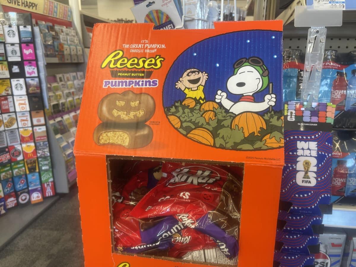 Alameda Post - A display of halloween Reese's.