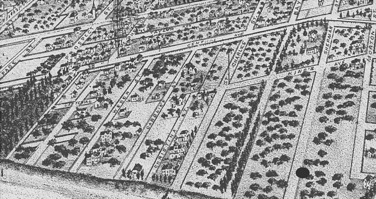 Alameda Post - A map of Encinal Park area in Alameda