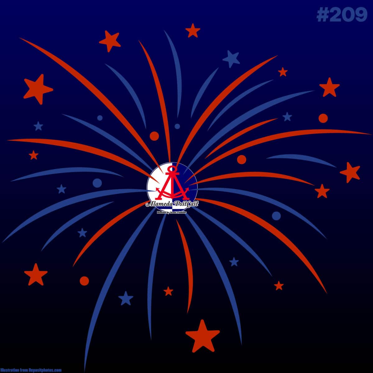 Alameda PostCast episode 209 for July 3, 2026.