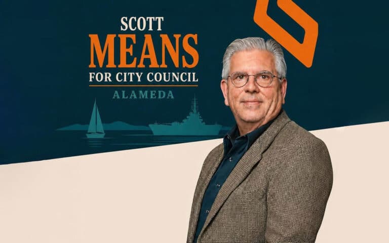 Alameda Post - graphic from Scott Means campaign