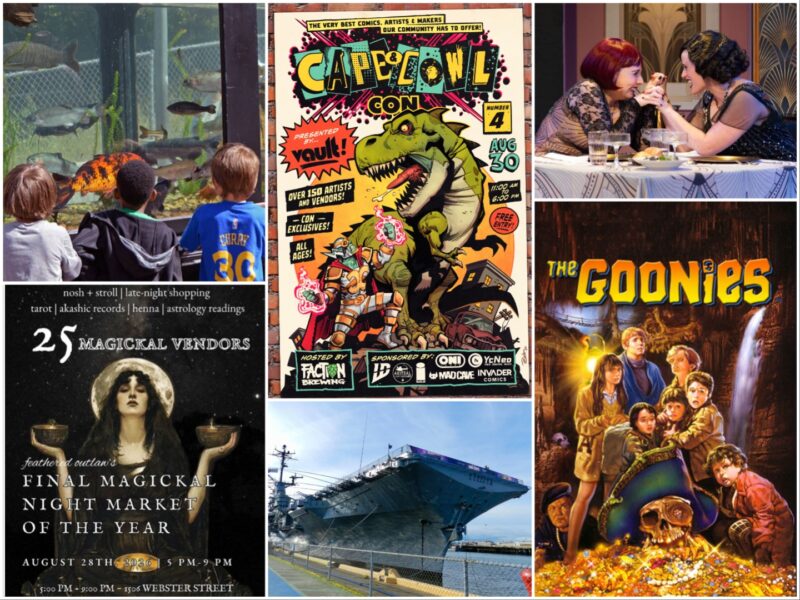 Alameda Post - A collage of posters and photos for events this week in Alameda.