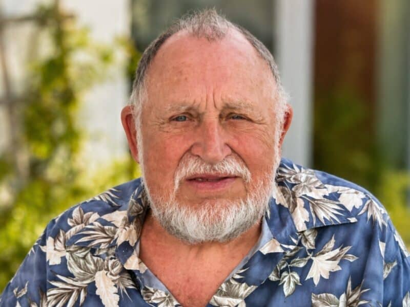 Alameda Post - Walter Clifton Morris in a hawaiian shirt.