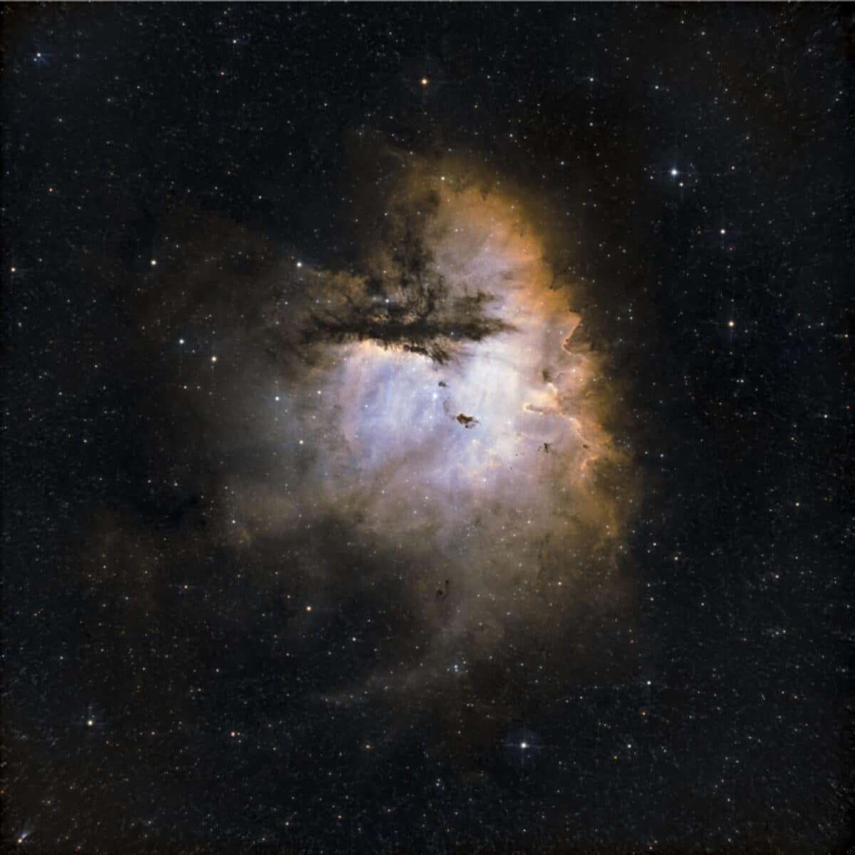 Alameda Post - A stunning astrophotography photo of the Pacman nebula.