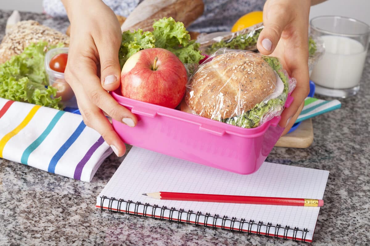 Alameda Post - A packed school lunch and a notebook. 