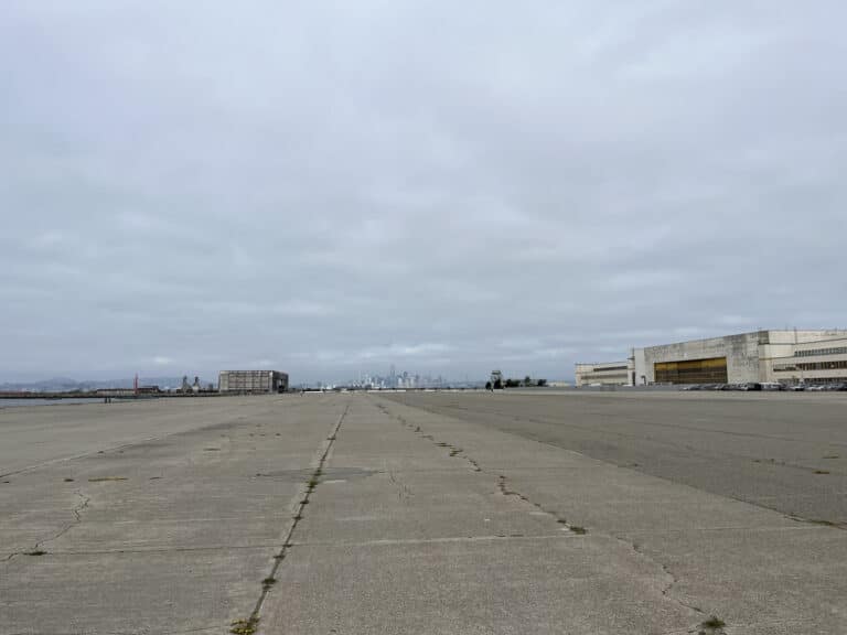 Alameda Post -A large expanse of runway at Alameda Point.