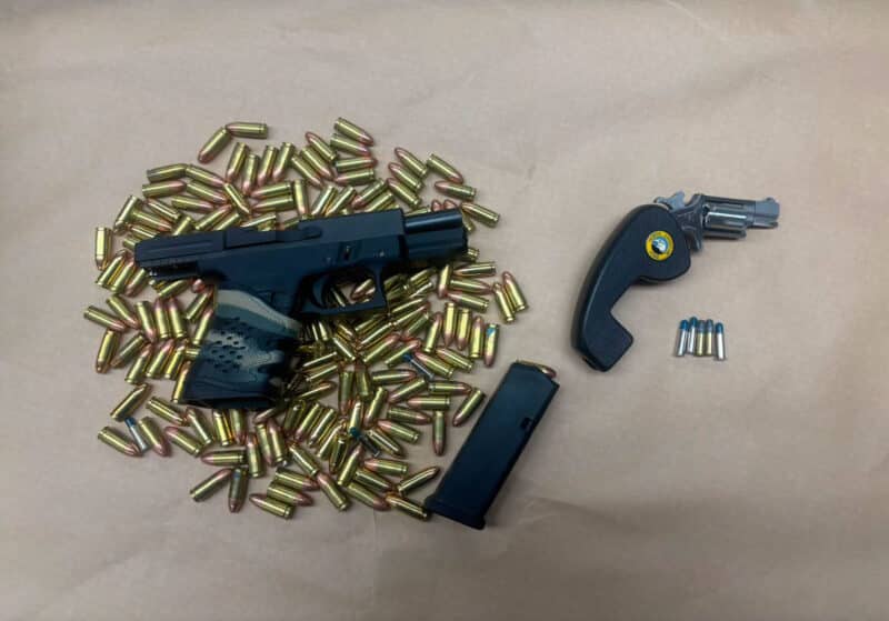 Alameda Post - A photo of a firearm and ammunition.