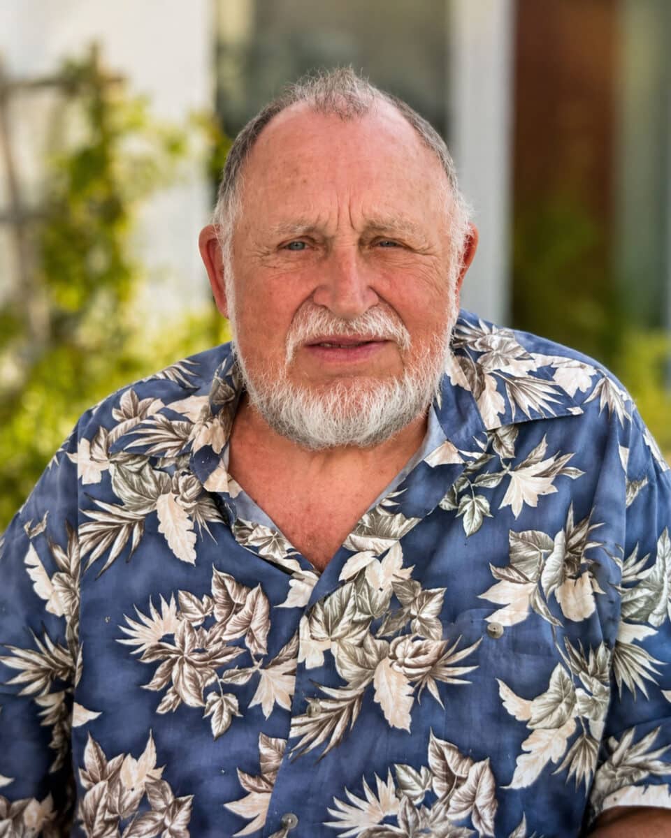 Alameda Post - Walter Clifton Morris in a hawaiian shirt.
