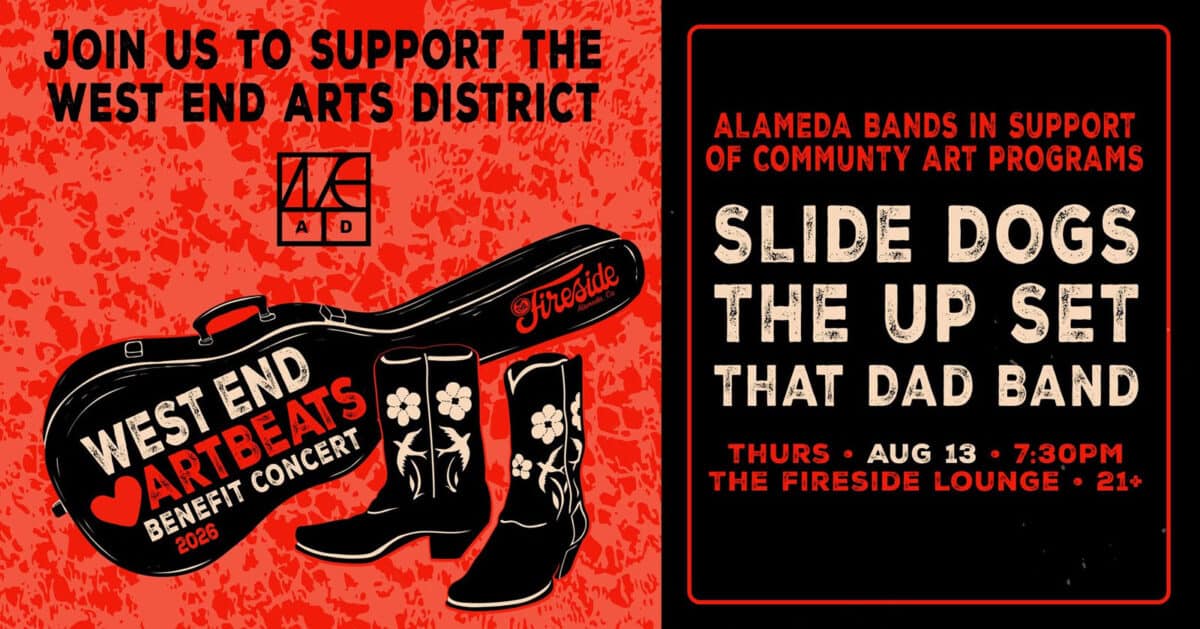 Alameda Post - The poster for the West End Arts District ArtBeats fundraiser.