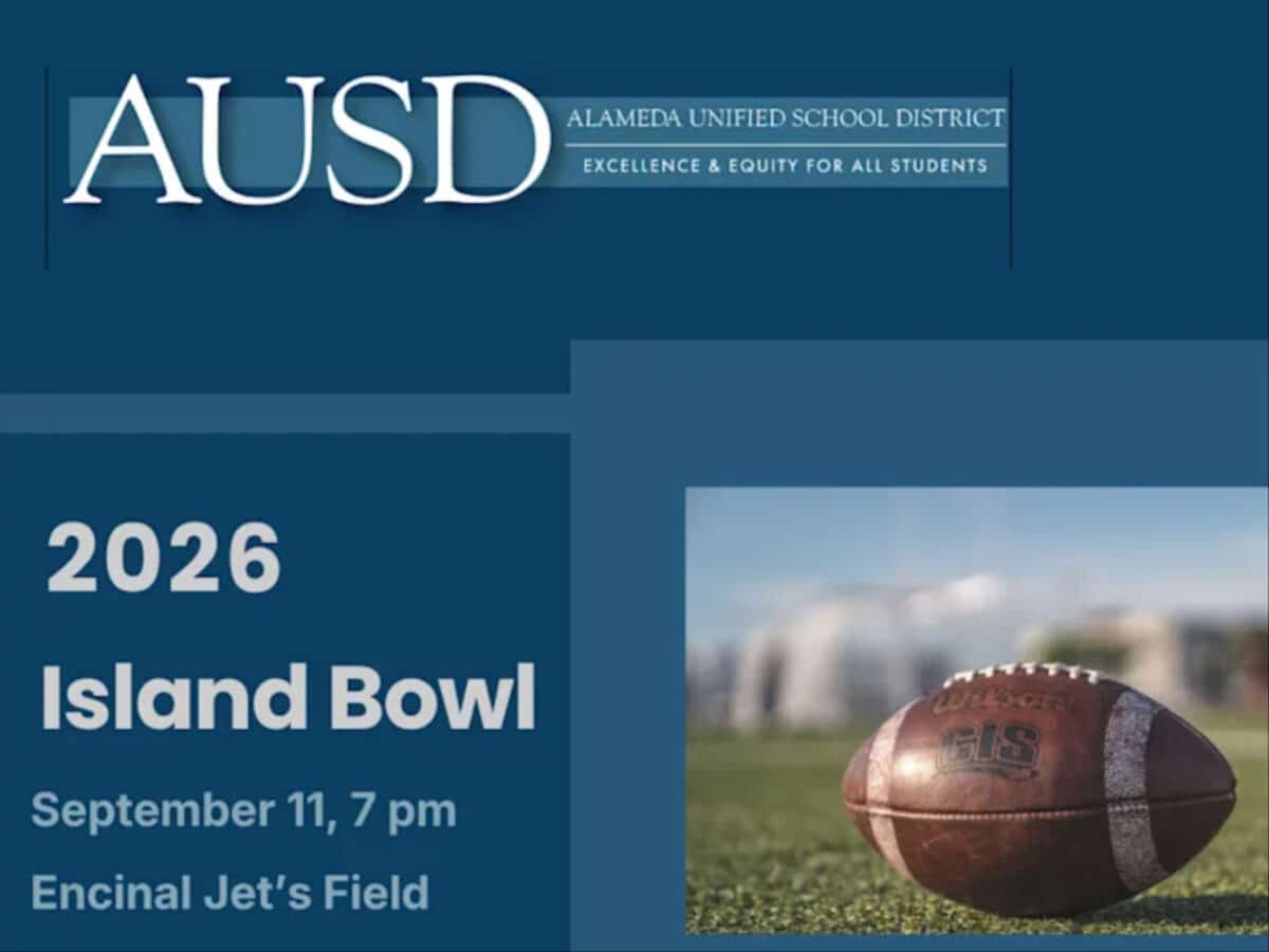 Alameda Post - The poster for the annual Island Bowl.