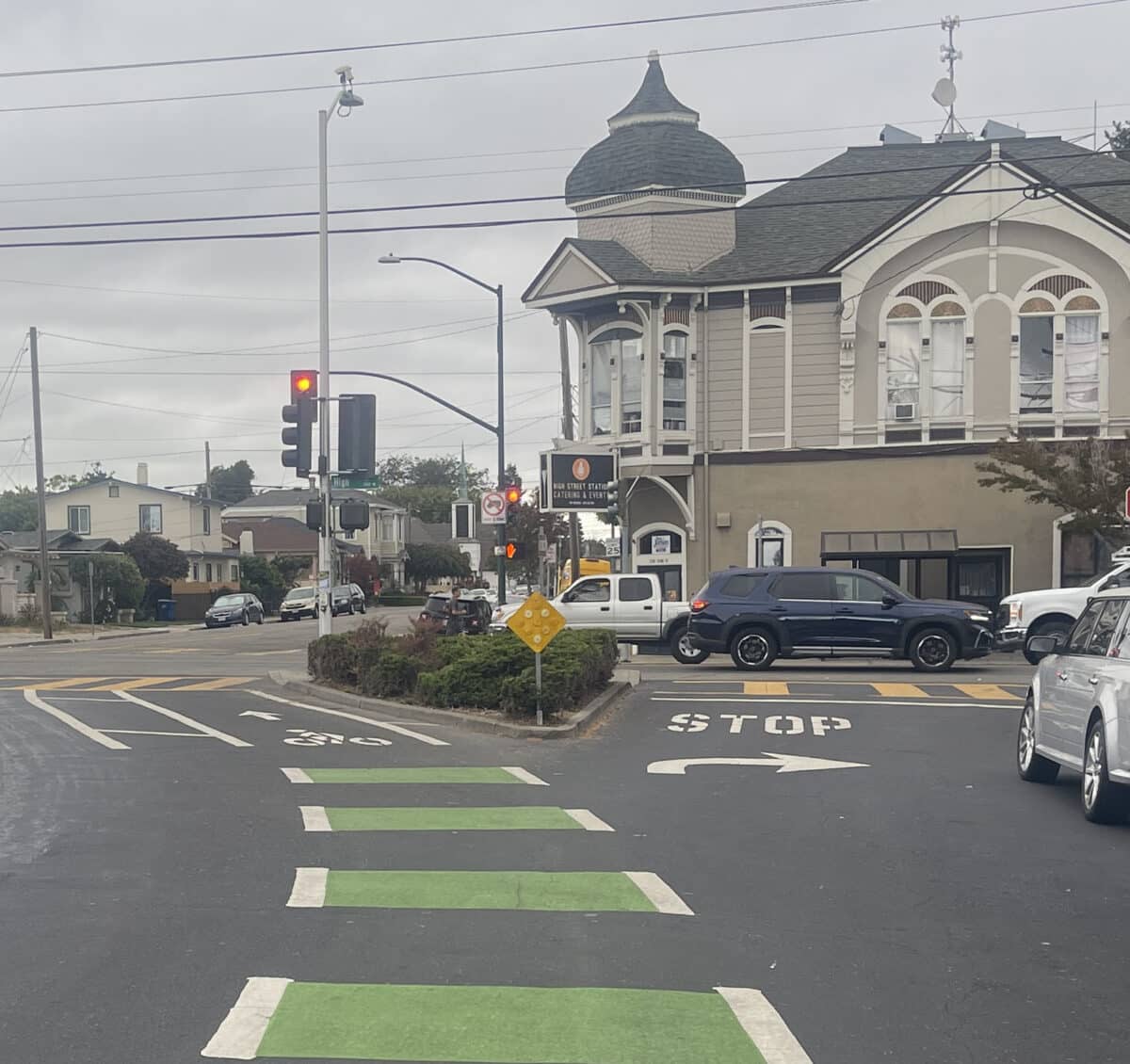 Alameda Post - The High Street Station area and intersection in Alameda.