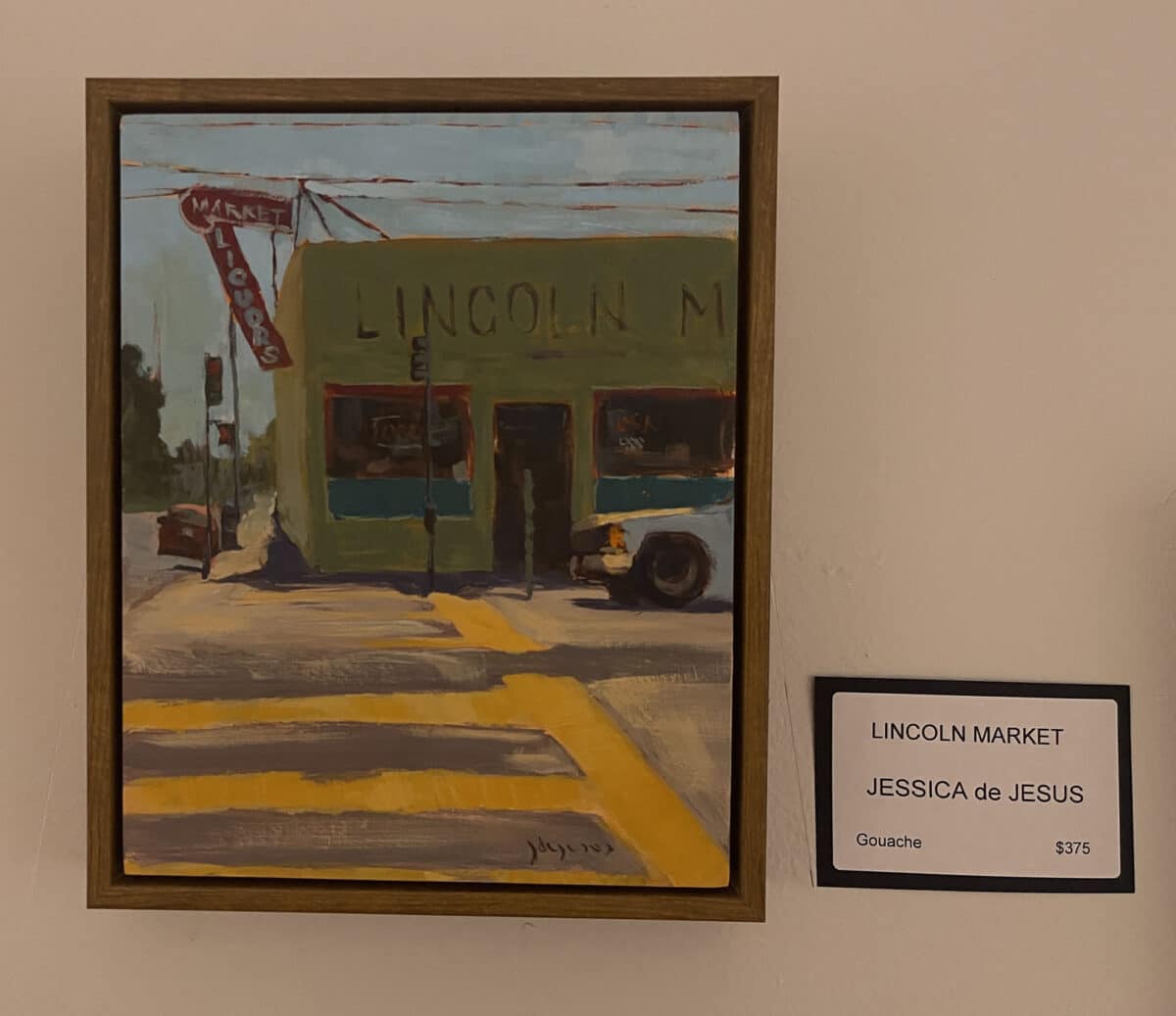 Alameda Post - A painting of Lincoln Market.