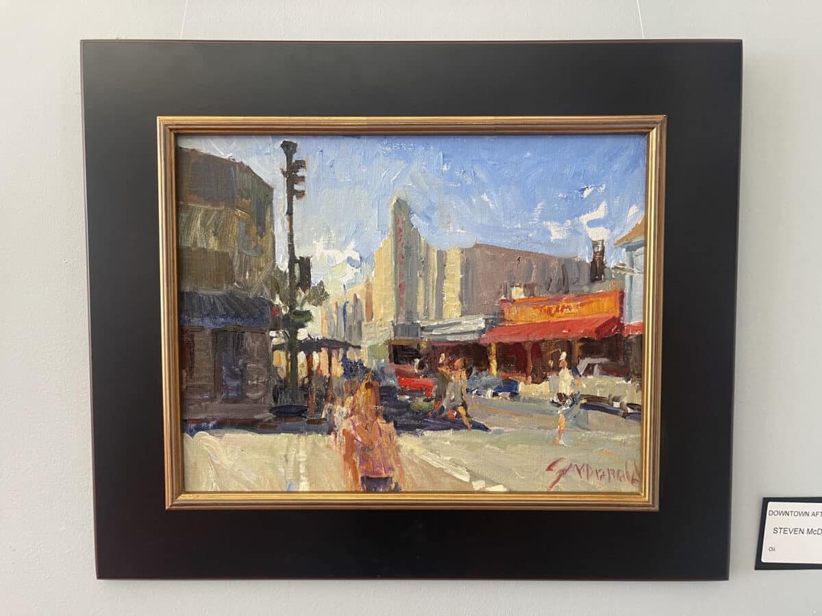 Alameda Post - A painting of the Alameda Theater, as seen from across the street.